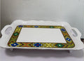Ceramic serving tray